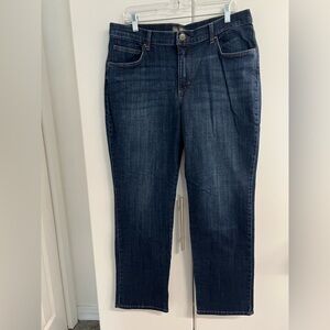 Lee Blue Straight Leg Jeans Classic Style Sz 16
